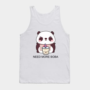 Cute Little Panda Needs More Boba! Tank Top